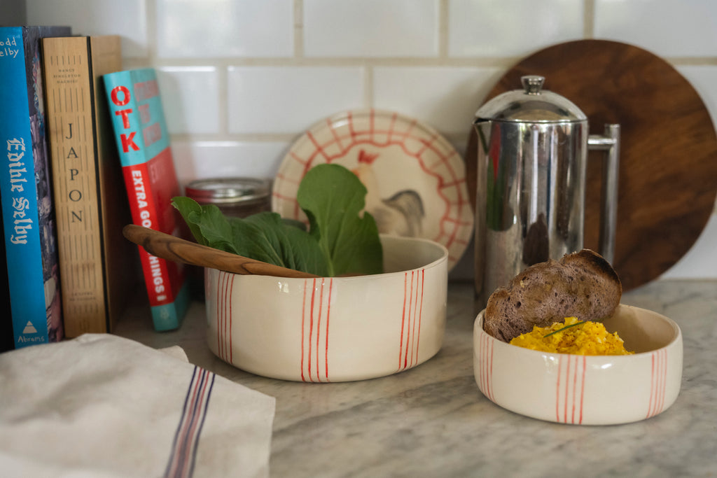 Set de Ensaladera y cuenco Amapola